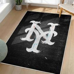MLB New York Mets Area Rug Non-Slip Baseball Carpet Home Decor Gift Idea For Fans NYM121
