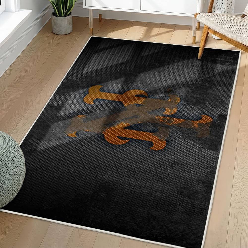 MLB New York Mets Area Rug Non-Slip Baseball Carpet Home Decor Gift Idea For Fans NYM133