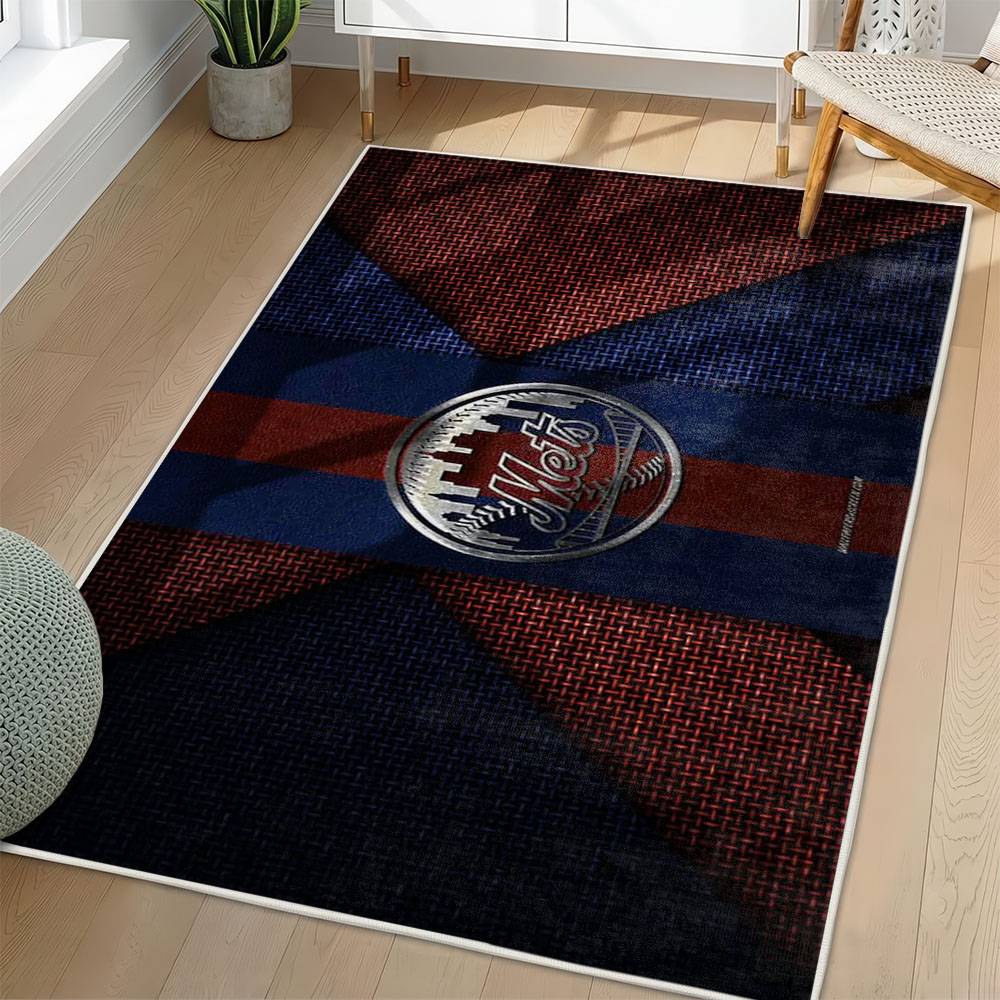 MLB New York Mets Area Rug Non-Slip Baseball Carpet Home Decor Gift Idea For Fans NYM165