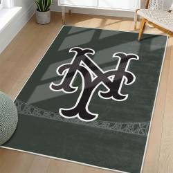 MLB New York Mets Area Rug Non-Slip Baseball Carpet Home Decor Gift Idea For Fans NYM19