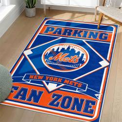MLB New York Mets Area Rug Non-Slip Baseball Carpet Home Decor Gift Idea For Fans NYM213