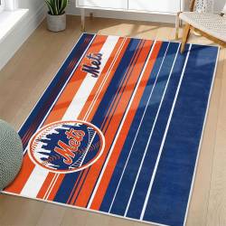 MLB New York Mets Area Rug Non-Slip Baseball Carpet Home Decor Gift Idea For Fans NYM227