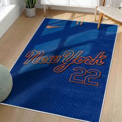 MLB New York Mets Area Rug Non-Slip Baseball Carpet Home Decor Gift Idea For Fans NYM240