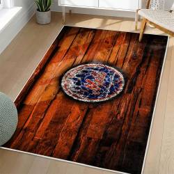 MLB New York Mets Area Rug Non-Slip Baseball Carpet Home Decor Gift Idea For Fans NYM40