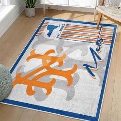 MLB New York Mets Area Rug Non-Slip Baseball Carpet Home Decor Gift Idea For Fans NYM44