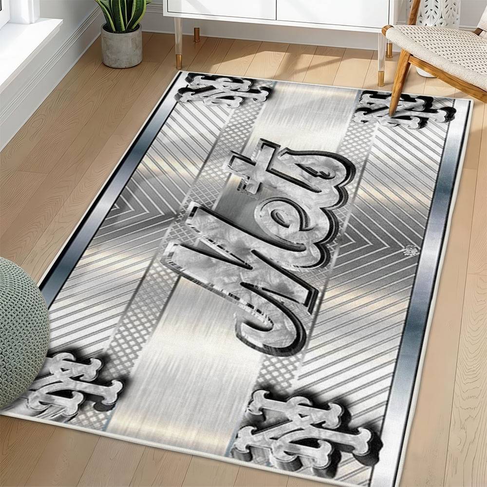MLB New York Mets Area Rug Non-Slip Baseball Carpet Home Decor Gift Idea For Fans NYM51