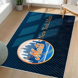 MLB New York Mets Area Rug Non-Slip Baseball Carpet Home Decor Gift Idea For Fans NYM67