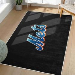 MLB New York Mets Area Rug Non-Slip Baseball Carpet Home Decor Gift Idea For Fans NYM8