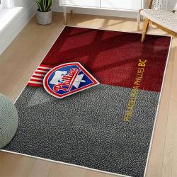 MLB Philadelphia Phillies Area Rug Non-Slip Baseball Carpet Home Decor Gift Idea For Fans PP102