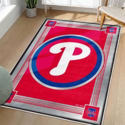 MLB Philadelphia Phillies Area Rug Non-Slip Baseball Carpet Home Decor Gift Idea For Fans PP123