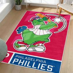 MLB Philadelphia Phillies Area Rug Non-Slip Baseball Carpet Home Decor Gift Idea For Fans PP125