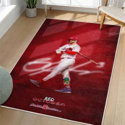 MLB Philadelphia Phillies Area Rug Non-Slip Baseball Carpet Home Decor Gift Idea For Fans PP137