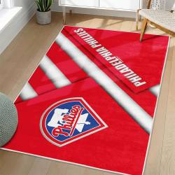 MLB Philadelphia Phillies Area Rug Non-Slip Baseball Carpet Home Decor Gift Idea For Fans PP14
