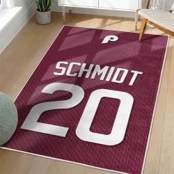 MLB Philadelphia Phillies Area Rug Non-Slip Baseball Carpet Home Decor Gift Idea For Fans PP140
