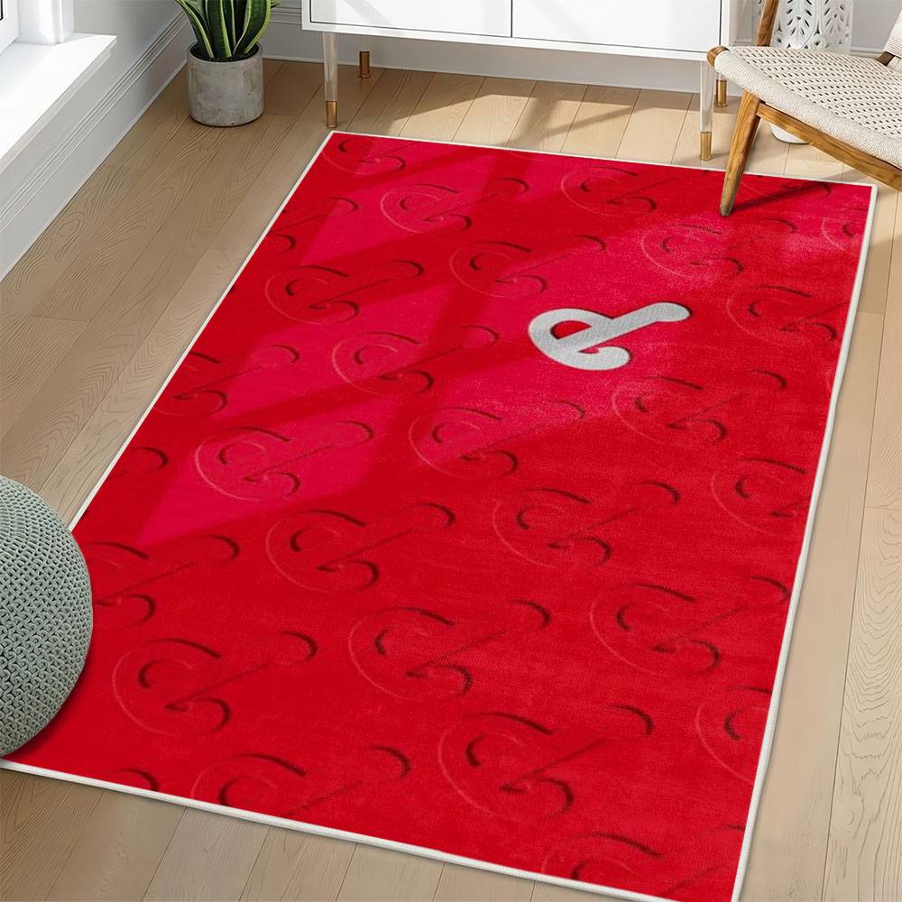 MLB Philadelphia Phillies Area Rug Non-Slip Baseball Carpet Home Decor Gift Idea For Fans PP143