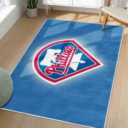 MLB Philadelphia Phillies Area Rug Non-Slip Baseball Carpet Home Decor Gift Idea For Fans PP159