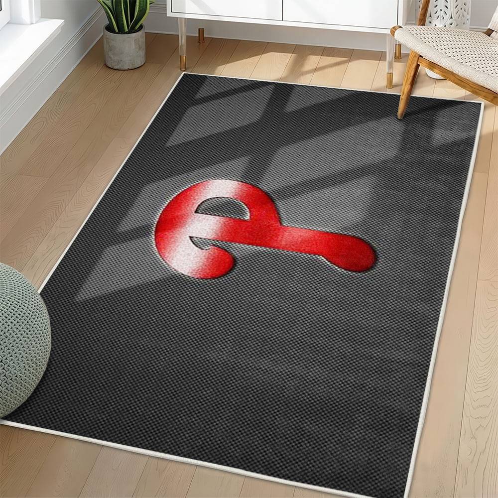 MLB Philadelphia Phillies Area Rug Non-Slip Baseball Carpet Home Decor Gift Idea For Fans PP161