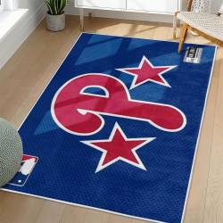 MLB Philadelphia Phillies Area Rug Non-Slip Baseball Carpet Home Decor Gift Idea For Fans PP165