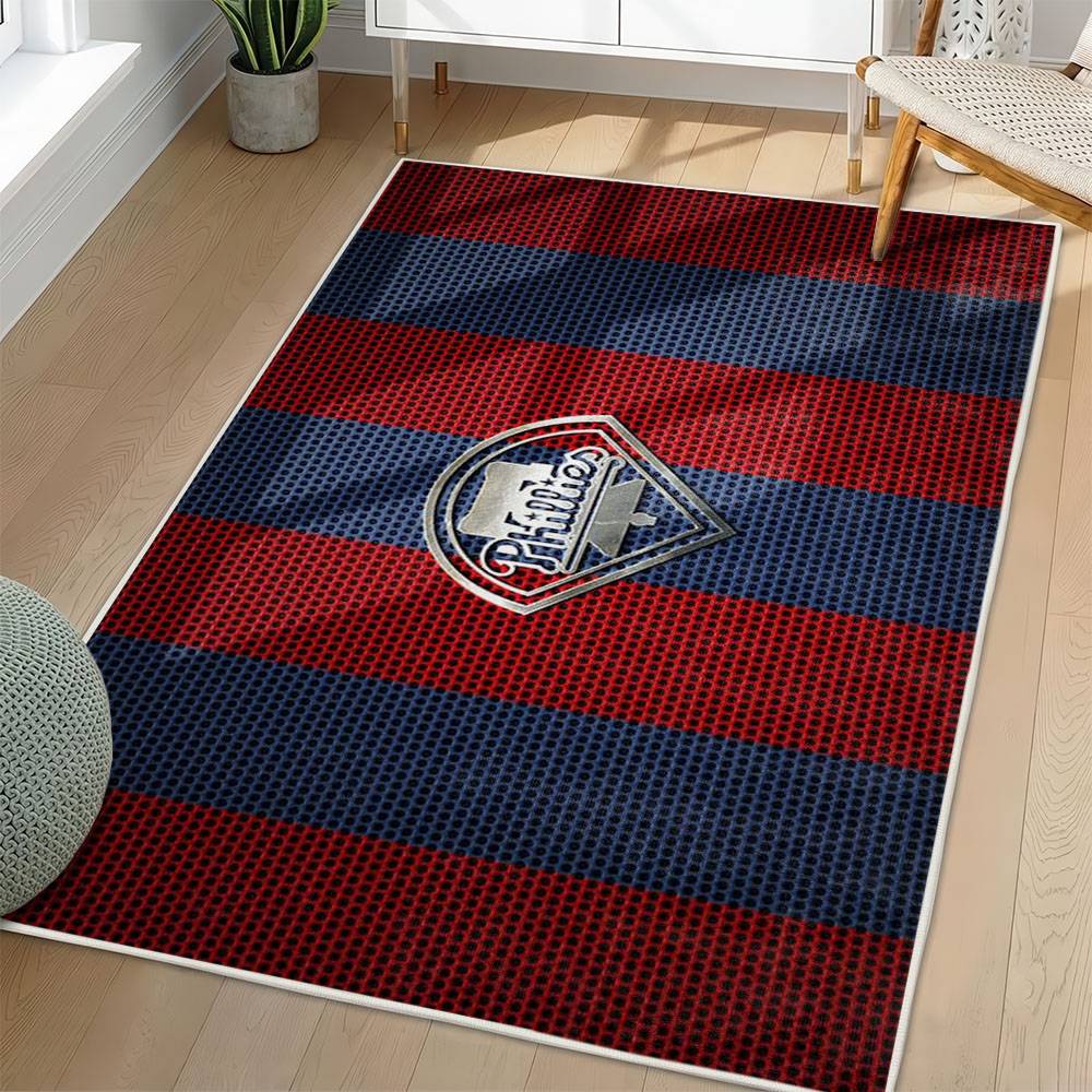 MLB Philadelphia Phillies Area Rug Non-Slip Baseball Carpet Home Decor Gift Idea For Fans PP17