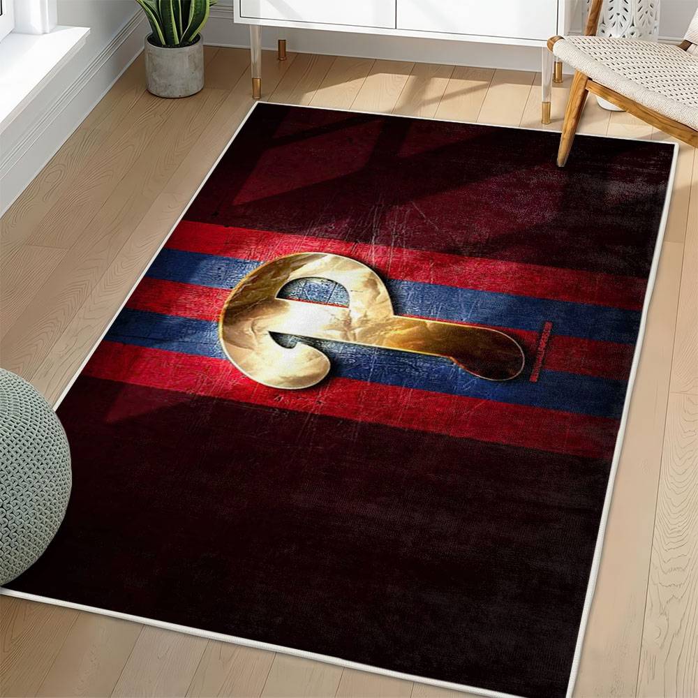 MLB Philadelphia Phillies Area Rug Non-Slip Baseball Carpet Home Decor Gift Idea For Fans PP171