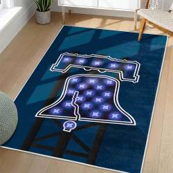 MLB Philadelphia Phillies Area Rug Non-Slip Baseball Carpet Home Decor Gift Idea For Fans PP177