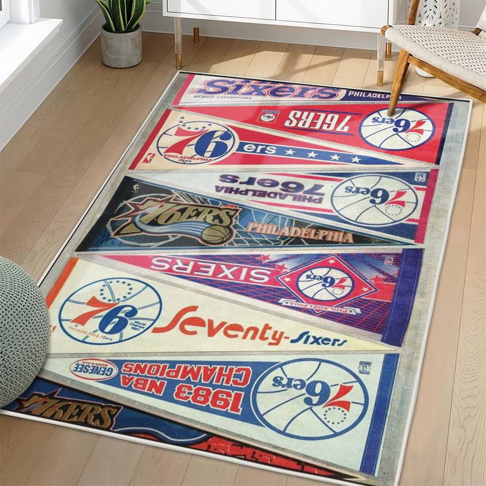 MLB Philadelphia Phillies Area Rug Non-Slip Baseball Carpet Home Decor Gift Idea For Fans PP180