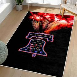 MLB Philadelphia Phillies Area Rug Non-Slip Baseball Carpet Home Decor Gift Idea For Fans PP19
