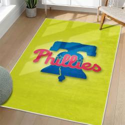 MLB Philadelphia Phillies Area Rug Non-Slip Baseball Carpet Home Decor Gift Idea For Fans PP211