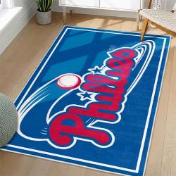MLB Philadelphia Phillies Area Rug Non-Slip Baseball Carpet Home Decor Gift Idea For Fans PP231