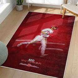 MLB Philadelphia Phillies Area Rug Non-Slip Baseball Carpet Home Decor Gift Idea For Fans PP253