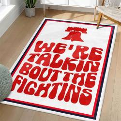 MLB Philadelphia Phillies Area Rug Non-Slip Baseball Carpet Home Decor Gift Idea For Fans PP35