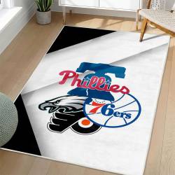 MLB Philadelphia Phillies Area Rug Non-Slip Baseball Carpet Home Decor Gift Idea For Fans PP39