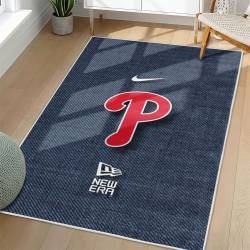MLB Philadelphia Phillies Area Rug Non-Slip Baseball Carpet Home Decor Gift Idea For Fans PP55