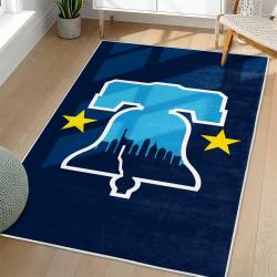 MLB Philadelphia Phillies Area Rug Non-Slip Baseball Carpet Home Decor Gift Idea For Fans PP6