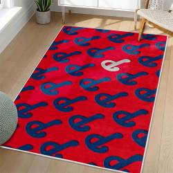 MLB Philadelphia Phillies Area Rug Non-Slip Baseball Carpet Home Decor Gift Idea For Fans PP65