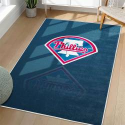 MLB Philadelphia Phillies Area Rug Non-Slip Baseball Carpet Home Decor Gift Idea For Fans PP66