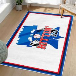 MLB Philadelphia Phillies Area Rug Non-Slip Baseball Carpet Home Decor Gift Idea For Fans PP71