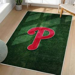 MLB Philadelphia Phillies Area Rug Non-Slip Baseball Carpet Home Decor Gift Idea For Fans PP86