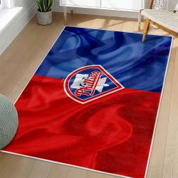 MLB Philadelphia Phillies Area Rug Non-Slip Baseball Carpet Home Decor Gift Idea For Fans PP87