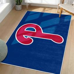 MLB Philadelphia Phillies Area Rug Non-Slip Baseball Carpet Home Decor Gift Idea For Fans PP95