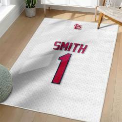 MLB St. Louis Cardinals Area Rug Non-Slip Baseball Carpet Home Decor Gift Idea For Fans SLC10