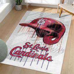 MLB St. Louis Cardinals Area Rug Non-Slip Baseball Carpet Home Decor Gift Idea For Fans SLC103