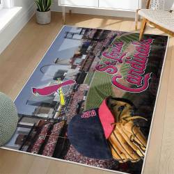 MLB St. Louis Cardinals Area Rug Non-Slip Baseball Carpet Home Decor Gift Idea For Fans SLC104