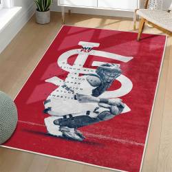 MLB St. Louis Cardinals Area Rug Non-Slip Baseball Carpet Home Decor Gift Idea For Fans SLC105