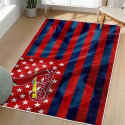 MLB St. Louis Cardinals Area Rug Non-Slip Baseball Carpet Home Decor Gift Idea For Fans SLC106