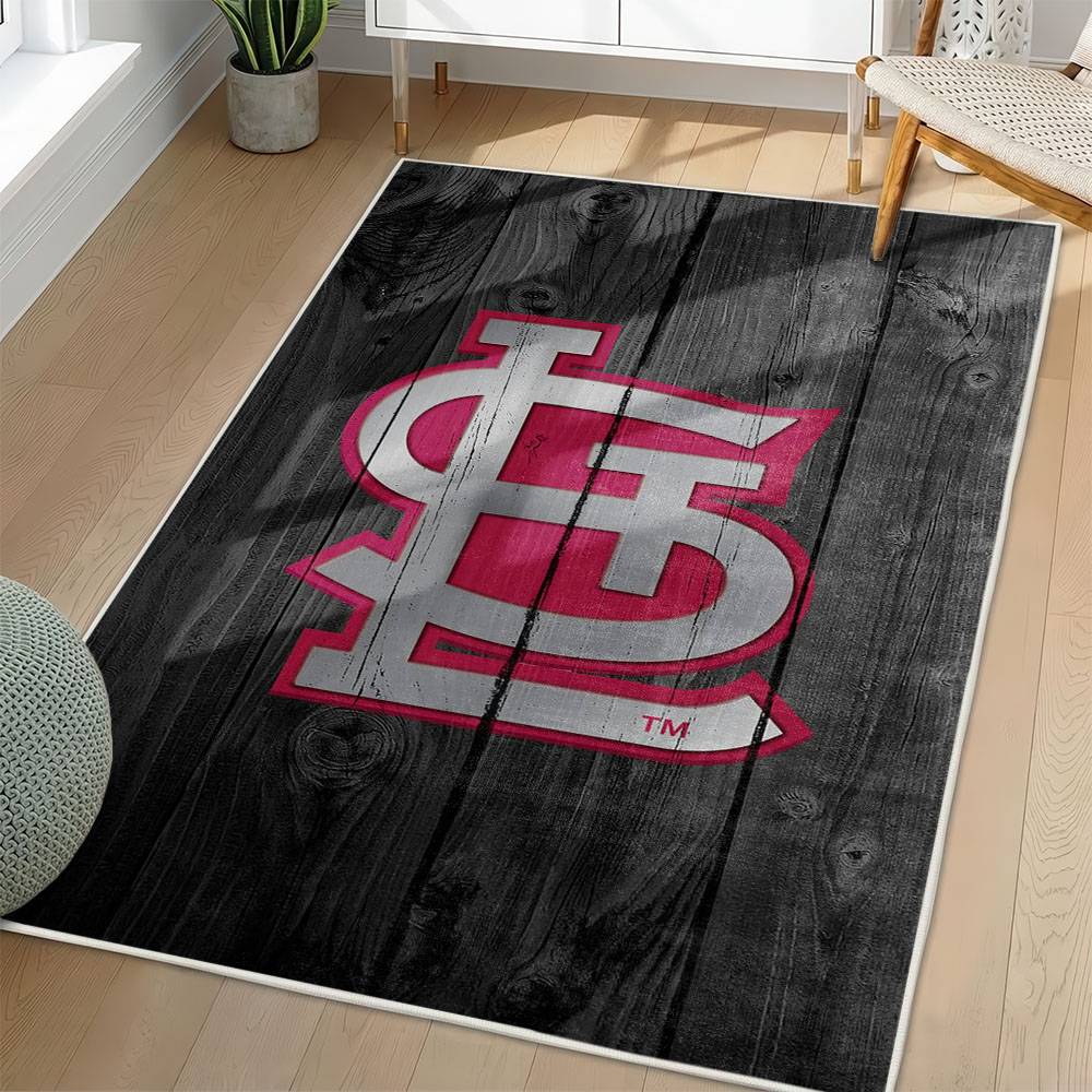 MLB St. Louis Cardinals Area Rug Non-Slip Baseball Carpet Home Decor Gift Idea For Fans SLC111