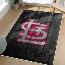 MLB St. Louis Cardinals Area Rug Non-Slip Baseball Carpet Home Decor Gift Idea For Fans SLC111