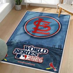 MLB St. Louis Cardinals Area Rug Non-Slip Baseball Carpet Home Decor Gift Idea For Fans SLC115