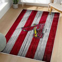 MLB St. Louis Cardinals Area Rug Non-Slip Baseball Carpet Home Decor Gift Idea For Fans SLC116