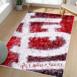 MLB St. Louis Cardinals Area Rug Non-Slip Baseball Carpet Home Decor Gift Idea For Fans SLC118
